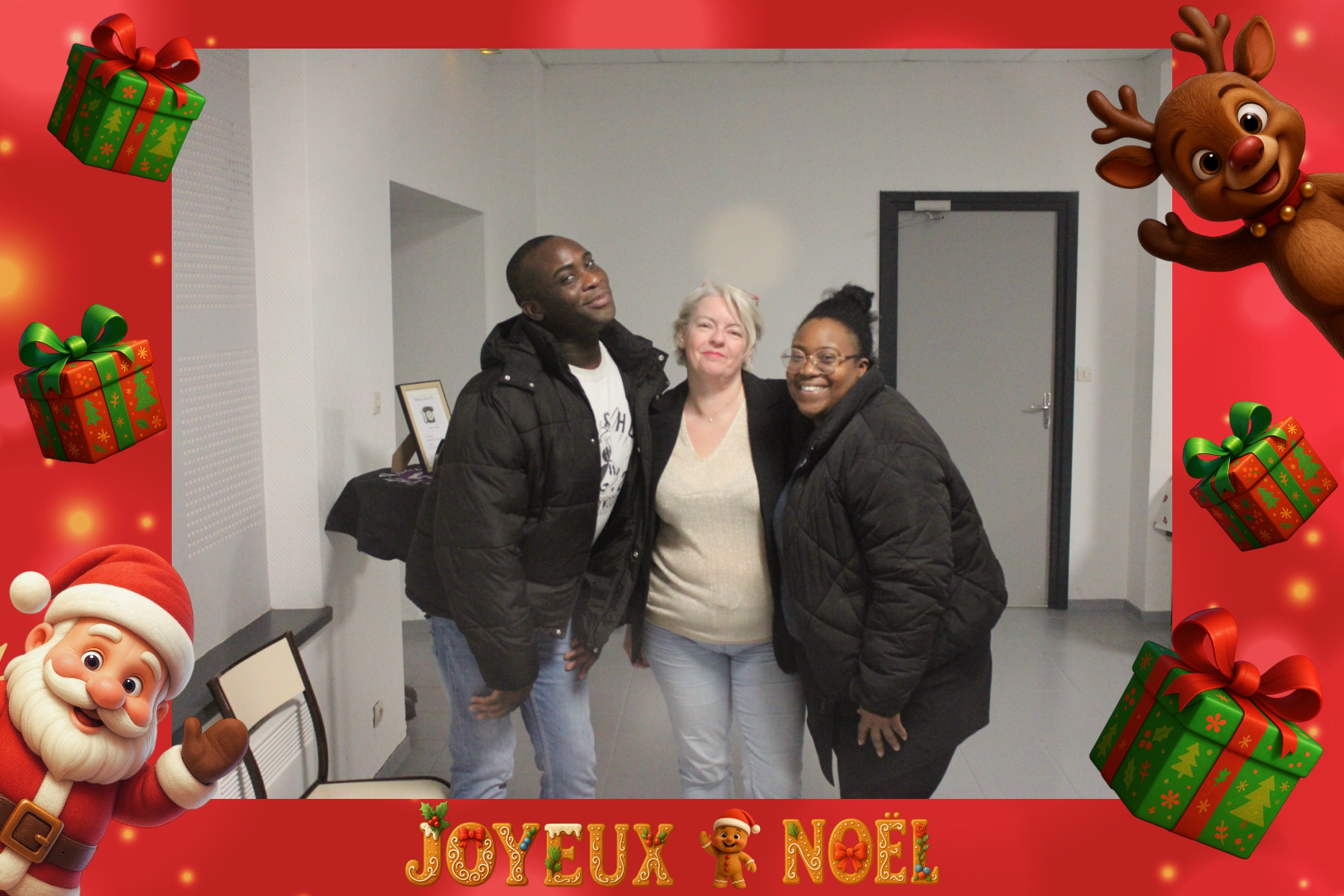 Photobooth Noël à Dorviller près de Boulay-Moselle – Estelle avec les invités